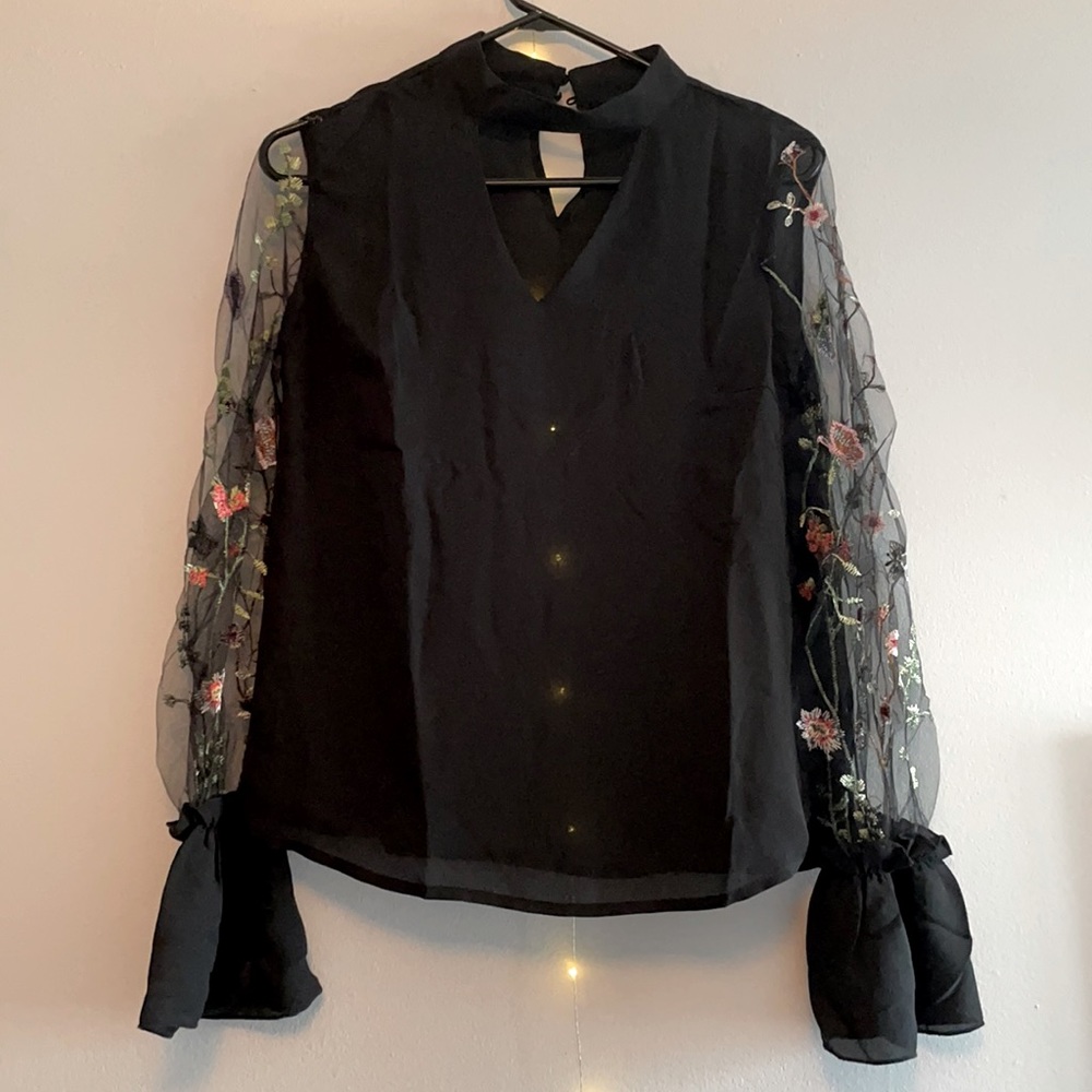 Choker Neck Blouse